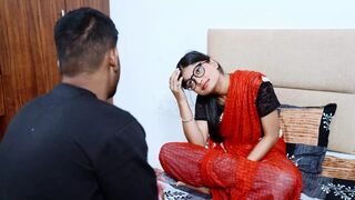 Fine Indian teacher teaches Kama Sutra to student