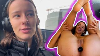 18yo Youngster Lady destroying rear-end and Twat!