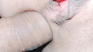 Wifey filming porno with her hubby