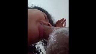 shaking on the penis, skank rides with her tasty insane oral sex in the best POINT OF VIEW