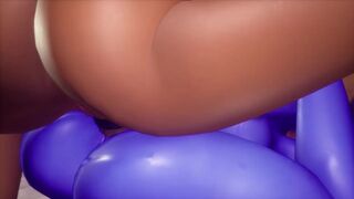Subverse - Sovalin lezbo scenes (4K, 3D Asian cartoon Game, Uncensored)